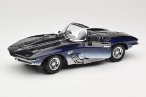 Chevrolet Corvette Mako Shark Ciemnoniebieski UT Models 1:18 21061 Metal — zdjęcie 2 z 8