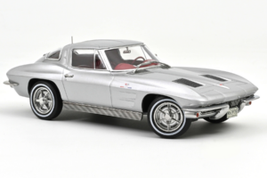 Chevrolet Corvette C2 Sting Ray Sebring Silver Norev 1:18 189052 Metal