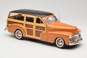 Chevrolet Fleetmaster Woody Złoty Maisto 1:18 56042 Metal — zdjęcie 6 z 8