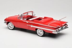 Chevrolet Impala Kabriolet Czerwony Welly 1:18 9864W Metal — zdjęcie 7 z 8