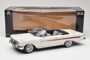 Chevrolet Impala Kabriolet Biały Sun Star 1:18 3405 Metal — zdjęcie 8 z 8
