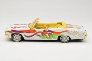 Chevrolet Impala Lowrider White Metallic Hot Wheels 1:18 27635 Metal — zdjęcie 4 z 8