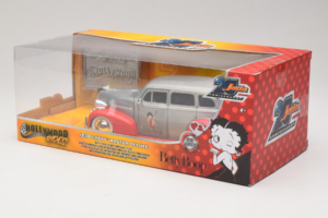 Chevrolet Master Deluxe Dark Silver Metallic Red Jada 1:24 253745012 Metal — zdjęcie 3 z 3