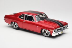 Chevrolet Nova SS Coupe Czerwony Maisto 1:18 31083-M1 Metal — zdjęcie 6 z 8