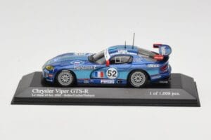 Chrysler Viper GTS-R #52 S. Belloc / F. Cochet / T. Treluyer 24 Hours of Le Mans 2002 Minichamps 1:43 499921452 Metal
