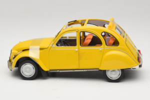 Citroen 2CV 6 Club Mimosa Yellow Norev 1:18 181496 Metal — zdjęcie 3 z 6