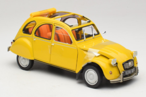 Citroen 2CV 6 Club Mimosa Yellow Norev 1:18 181496 Metal — zdjęcie 4 z 6