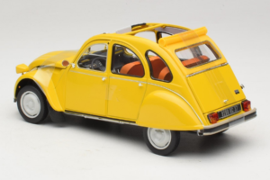 Citroen 2CV 6 Club Mimosa Yellow Norev 1:18 181496 Metal — zdjęcie 5 z 6