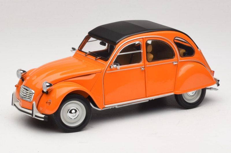 Citroen 2CV Pomarańczowy Minichamps 1:18 150111504 Metal