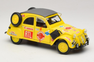 Citroen 2CV Rally Żółty Maisto 1:18 56032 Metal — zdjęcie 4 z 6