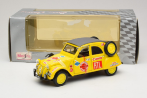 Citroen 2CV Rally Żółty Maisto 1:18 56032 Metal — zdjęcie 6 z 6