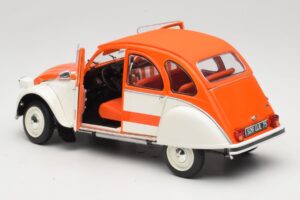 Citroen 2CV Spot Pomarańczowy & Biały Solido 1:18 421183600 Metal — zdjęcie 5 z 8