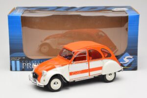 Citroen 2CV Spot Pomarańczowy & Biały Solido 1:18 421183600 Metal — zdjęcie 8 z 8