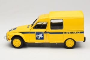 Citroen Acadiane Michelin Żółty Solido 1:18 S1800406 Metal — zdjęcie 3 z 6
