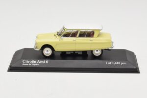 Citroen Ami 6 Żółty Biały Minichamps 1:43 400111661 Metal