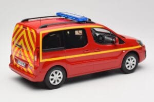 Citroen Berlingo II Pompiers Czerwony Norev 1:18 181641 Metal — zdjęcie 2 z 6