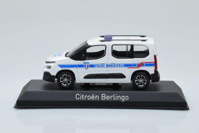 Citroen Berlingo Police Municipale v1 Biały Niebieski Norev 1:43 155767 Metal