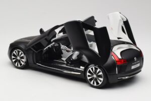 Citroen C-Metisse Matte Black Norev 1:18 181597 Metal — zdjęcie 5 z 8