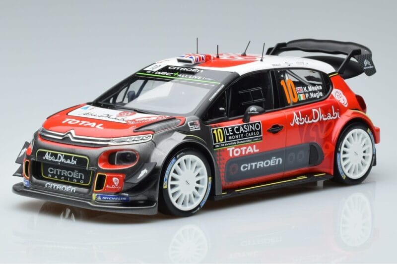 Citroen C3 WRC #10 K. Meeke / P. Nagle Rally Monte Carlo 2018 Norev 1:18 181636 Metal