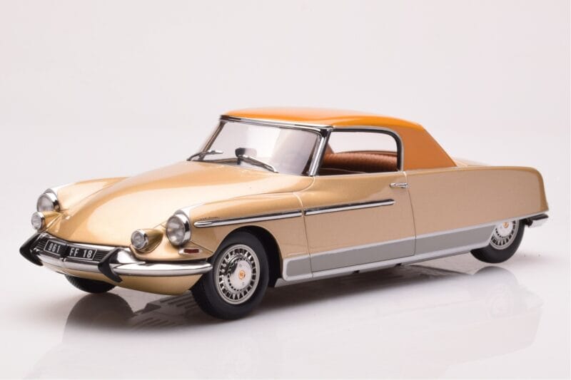 Citroen DS 19 Le Dandy Beżowy i Brązowy Norev 1:18 181741 Metal