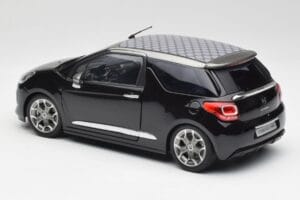 Citroen DS3 Cabrio Perla Nera Czarny Norev 1:18 AMC019115 Metal — zdjęcie 7 z 8