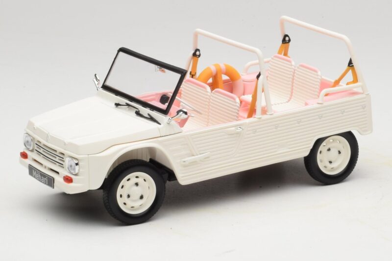 Citroen Mehari Eden Sorbet Biały i Różowy Norev 1:18 181804 Metal