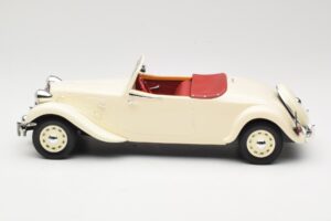 Citroen Traction Avant 11B Kabriolet Kremowy Norev 1:18 181440 Metal — zdjęcie 3 z 6