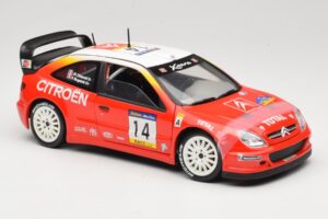 Citroen Xsara T4 WRC #14 P. Bugalski / J-P. Chiaroni WRC 2001 Solido 1:18 9021 Metal — zdjęcie 6 z 8