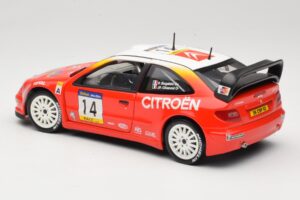Citroen Xsara T4 WRC #14 P. Bugalski / J-P. Chiaroni WRC 2001 Solido 1:18 9021 Metal — zdjęcie 7 z 8