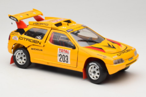 Citroen ZX Rallye Raid #203 1992 Solido 1:18 9003-N1 Metal — zdjęcie 6 z 8