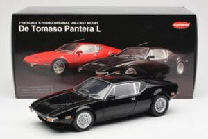 De Tomaso Pantera Czarny Kyosho 1:18 08851BK Metal — zdjęcie 8 z 8