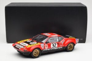 De Tomaso Pantera #32 Jaquemin / Deprez 24 Hours of Le Mans 1972 Kyosho 1:18 08855B Metal — zdjęcie 8 z 8
