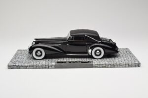 Delage D8-120 Kabriolet Czarny Minichamps 1:18 107115131 Metal — zdjęcie 3 z 6