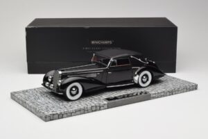 Delage D8-120 Kabriolet Czarny Minichamps 1:18 107115131 Metal — zdjęcie 6 z 6