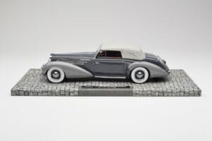 Delage D8 120 Kabriolet Szary & Ciemnoszary Minichamps 1:18 107115134 Metal — zdjęcie 3 z 6