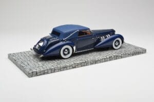 Delage D8-120 Kabriolet Two Tone Niebieski Minichamps 1:18 107115132 Żywica — zdjęcie 2 z 6