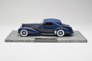 Delage D8-120 Kabriolet Two Tone Niebieski Minichamps 1:18 107115132 Żywica — zdjęcie 3 z 6