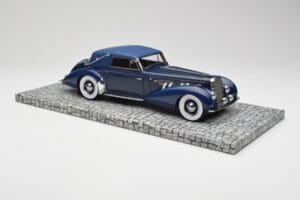 Delage D8-120 Kabriolet Two Tone Niebieski Minichamps 1:18 107115132 Żywica — zdjęcie 4 z 6