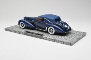 Delage D8-120 Kabriolet Two Tone Niebieski Minichamps 1:18 107115132 Żywica — zdjęcie 5 z 6