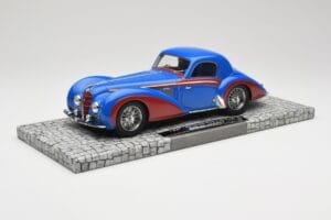 Delahaye Type 145 V12 Coupe Niebieski Czerwony Minichamps 1:18 107116121 Żywica