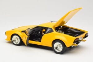 De Tomaso Pantera Żółty Hot Wheels 1:18 27809 Metal — zdjęcie 5 z 8