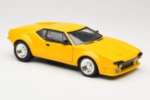 De Tomaso Pantera Żółty Hot Wheels 1:18 27809 Metal — zdjęcie 6 z 8