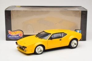 De Tomaso Pantera Żółty Hot Wheels 1:18 27809 Metal — zdjęcie 8 z 8