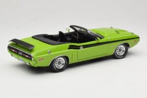 Dodge Challenger Kabriolet Zielony Greenlight 1:18 12803-06G Metal — zdjęcie 3 z 8