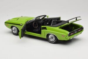 Dodge Challenger Kabriolet Zielony Greenlight 1:18 12803-06G Metal — zdjęcie 5 z 8