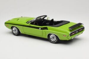 Dodge Challenger Kabriolet Zielony Greenlight 1:18 12803-06G Metal — zdjęcie 7 z 8