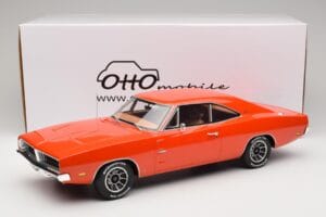 Dodge Charger Hemi Pomarańczowy Otto 1:12 G060 Żywica — zdjęcie 6 z 6