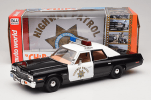Dodge Monaco Highway Patrol CHiPS Auto World 1:18 AWSS112/06 Metal — zdjęcie 8 z 8