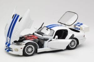 Dodge Viper GTS-R GT2 Biały 1997 Maisto 1:18 50316 Metal — zdjęcie 2 z 8