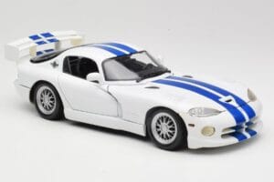 Dodge Viper GTS-R GT2 Biały 1997 Maisto 1:18 50316 Metal — zdjęcie 6 z 8